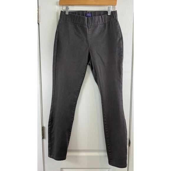 NYDJ Women's Poppy Pull On Legging Jeans Gray Lift Tuck Technology Size 2 - Picture 1 of 12